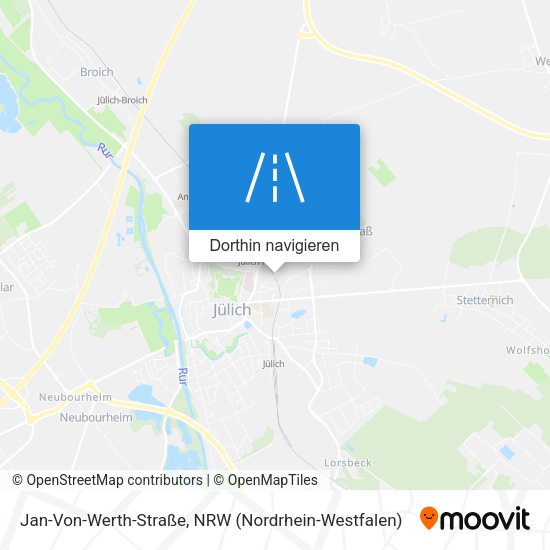 Jan-Von-Werth-Straße Karte