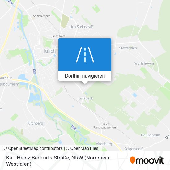 Karl-Heinz-Beckurts-Straße Karte