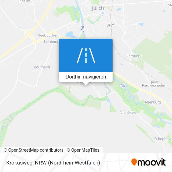 Krokusweg Karte