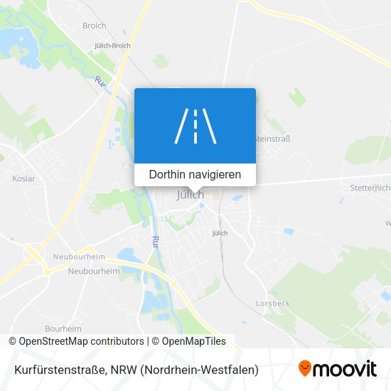 Kurfürstenstraße Karte