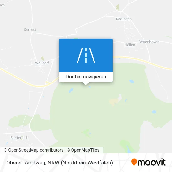 Oberer Randweg Karte