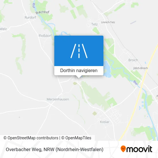Overbacher Weg Karte