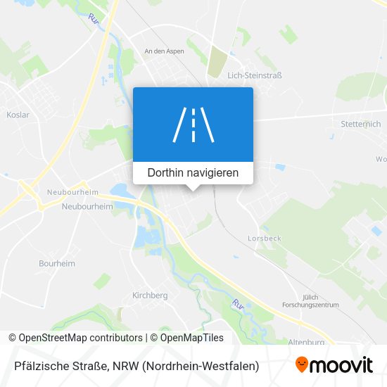 Pfälzische Straße Karte