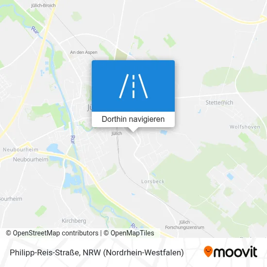 Philipp-Reis-Straße Karte