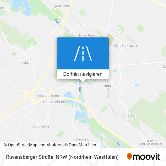 Ravensberger Straße Karte