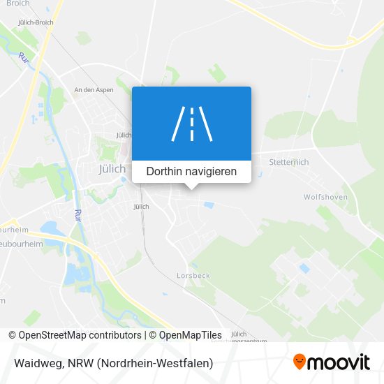 Waidweg Karte