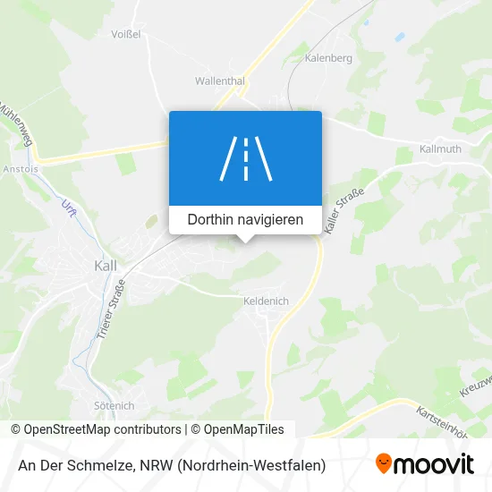 An Der Schmelze Karte