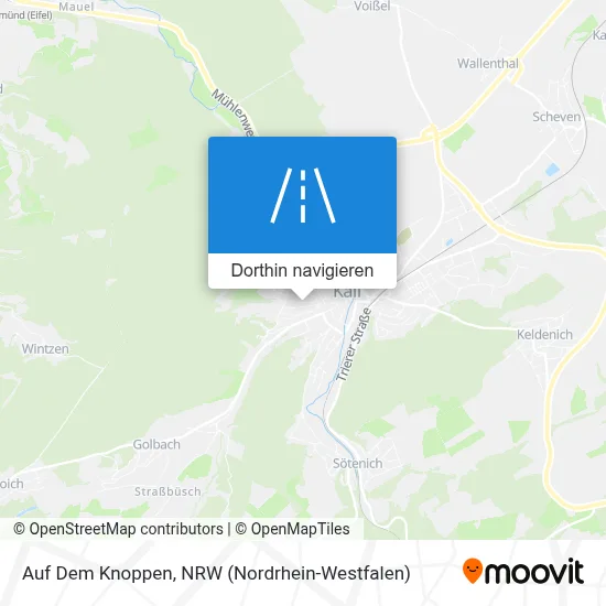 Auf Dem Knoppen Karte