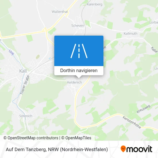 Auf Dem Tanzberg Karte