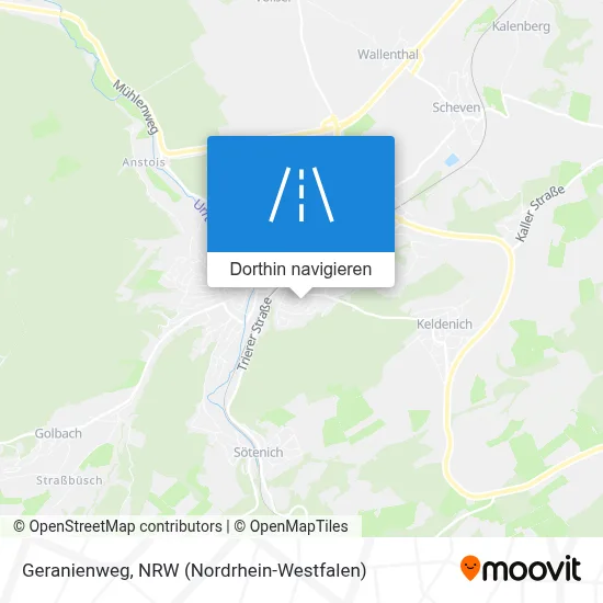 Geranienweg Karte