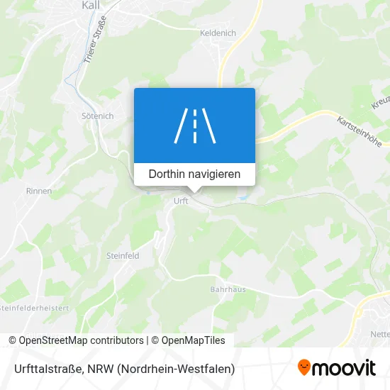 Urfttalstraße Karte