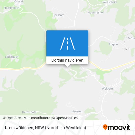 Kreuzwäldchen Karte