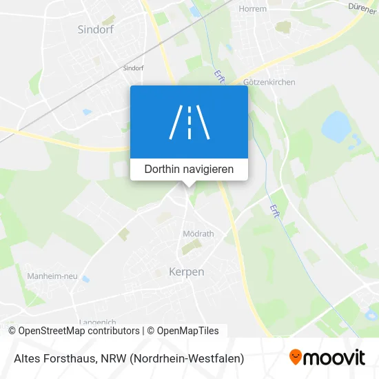 Altes Forsthaus Karte