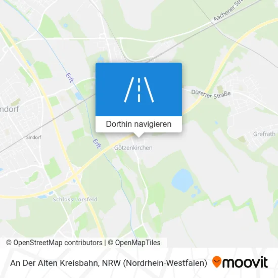 An Der Alten Kreisbahn Karte