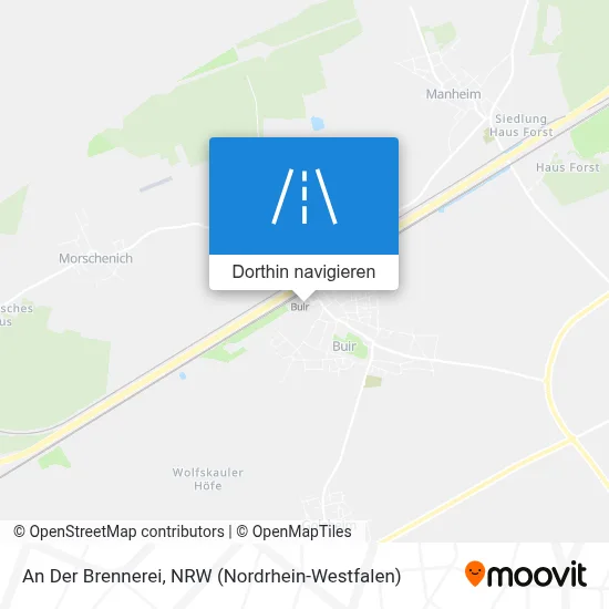 An Der Brennerei Karte