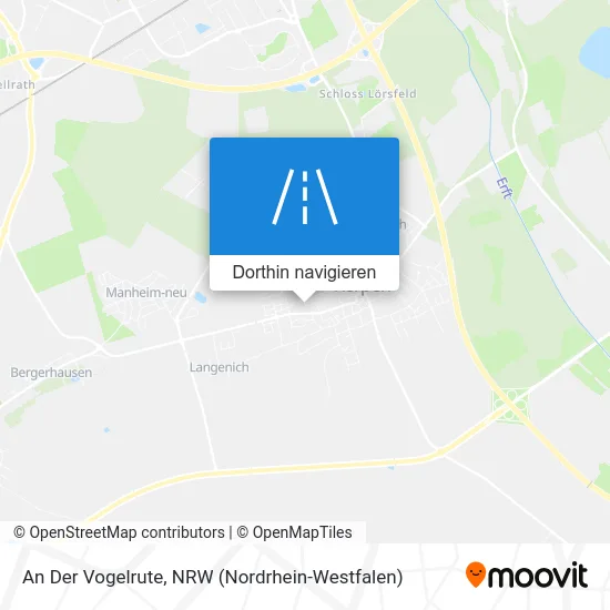 An Der Vogelrute Karte