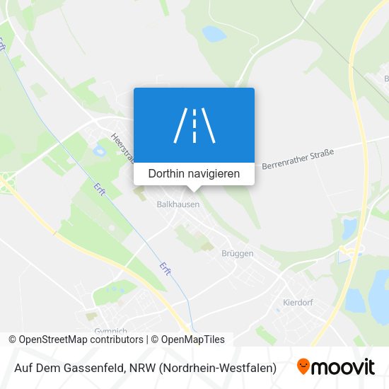 Auf Dem Gassenfeld Karte