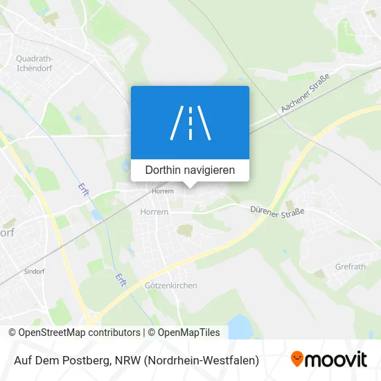 Auf Dem Postberg Karte