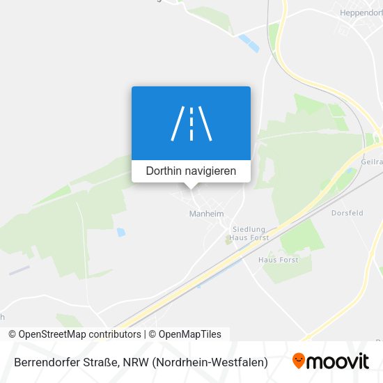 Berrendorfer Straße Karte