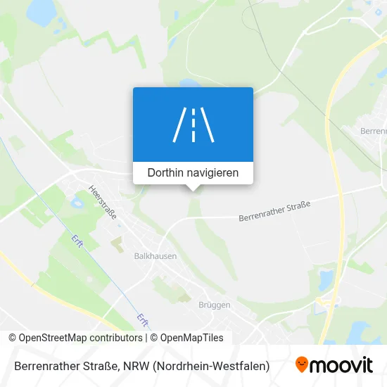Berrenrather Straße Karte