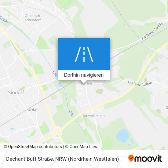 Dechant-Buff-Straße Karte