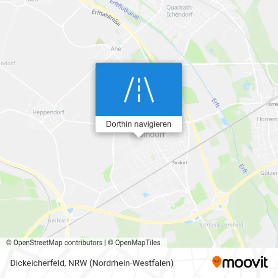 Dickeicherfeld Karte