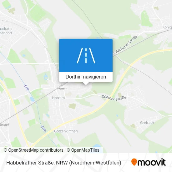 Habbelrather Straße Karte