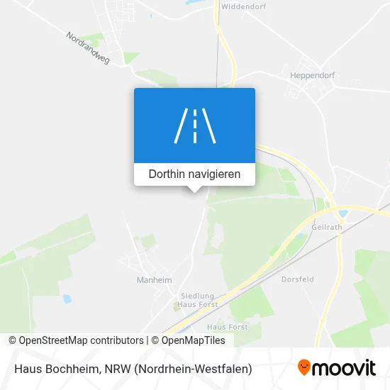 Haus Bochheim Karte