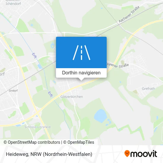 Heideweg Karte