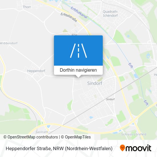 Heppendorfer Straße Karte