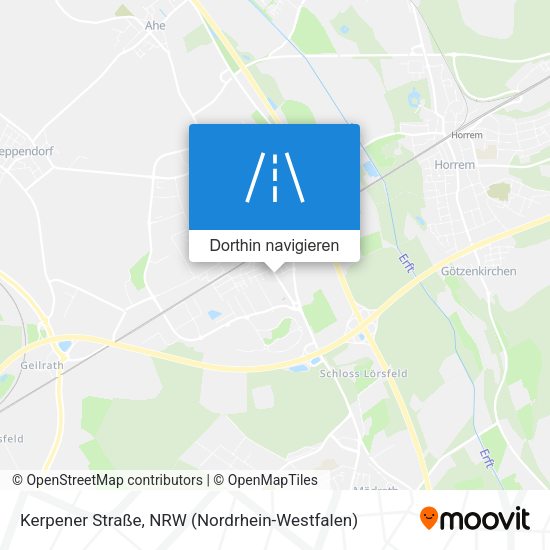 Kerpener Straße Karte