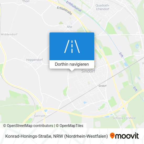 Konrad-Honings-Straße Karte