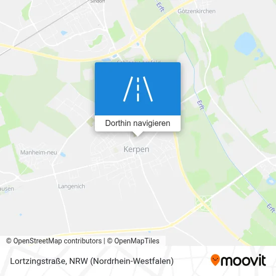 Lortzingstraße Karte