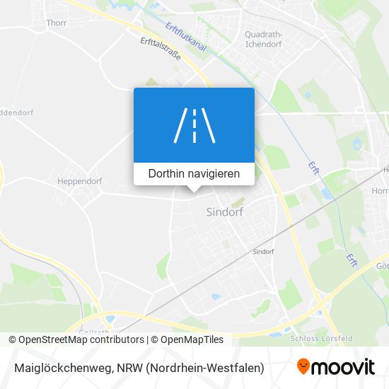 Maiglöckchenweg Karte