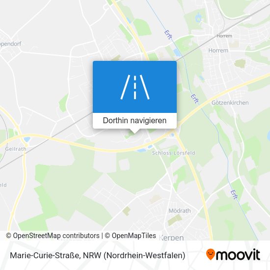 Marie-Curie-Straße Karte
