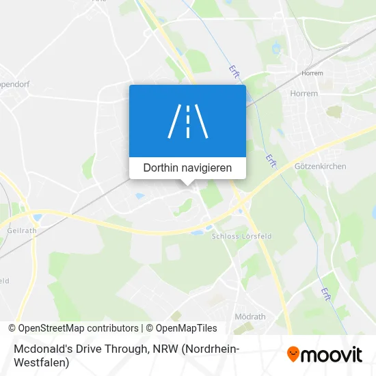 Mcdonald's Drive Through Karte