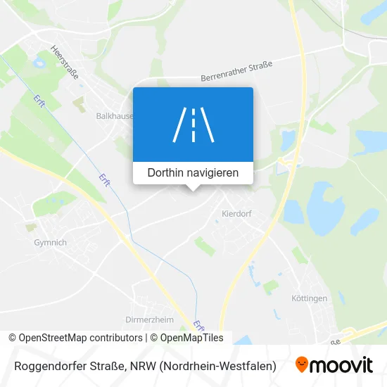 Roggendorfer Straße Karte