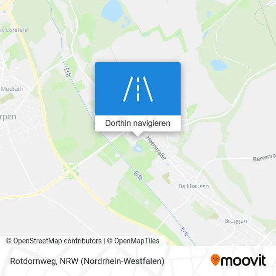 Rotdornweg Karte