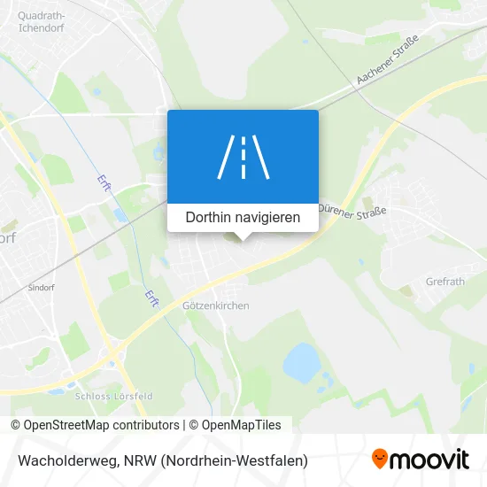 Wacholderweg Karte