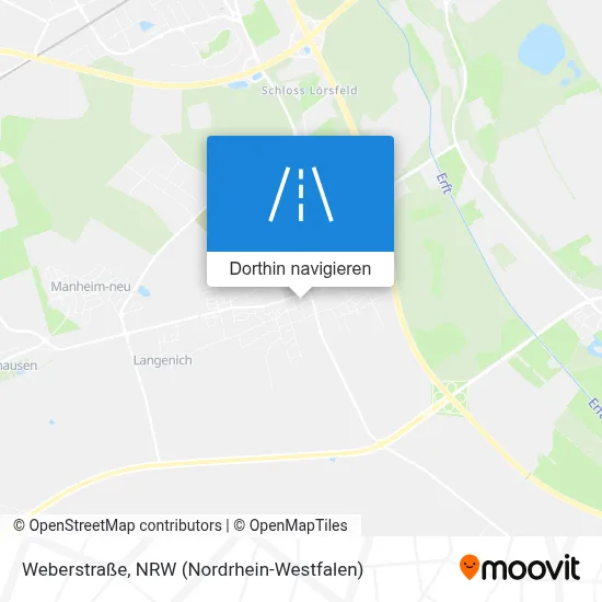 Weberstraße Karte