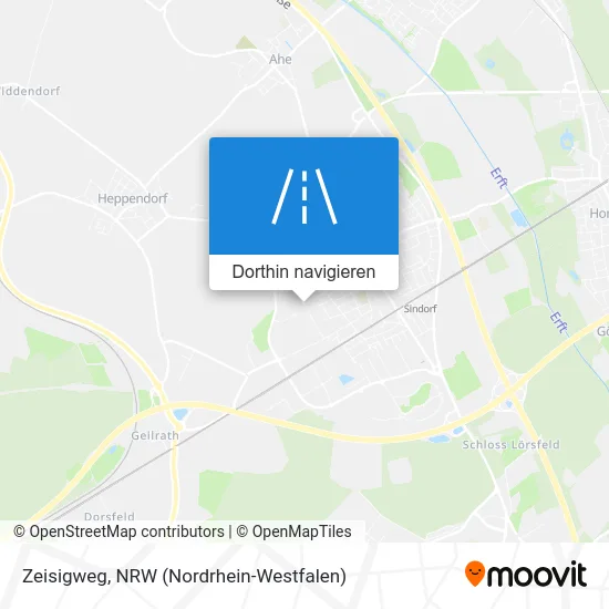 Zeisigweg Karte