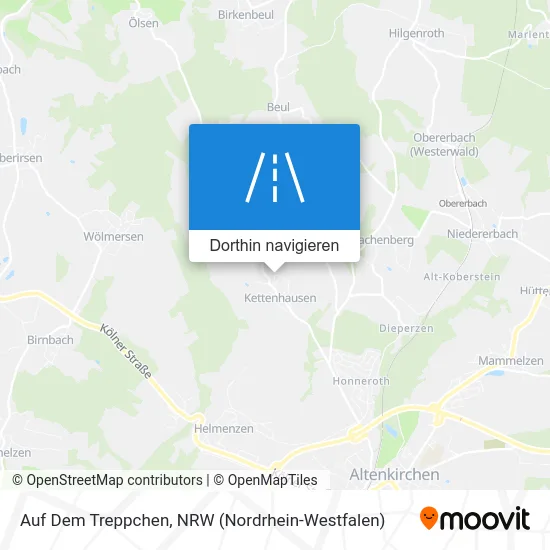 Auf Dem Treppchen Karte