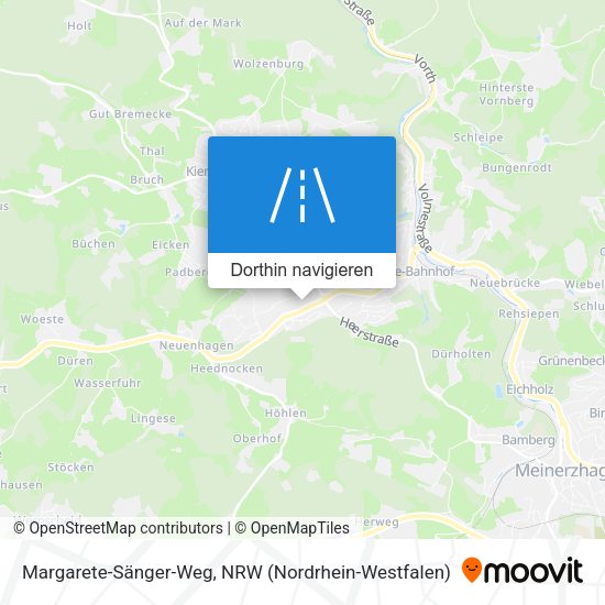 Margarete-Sänger-Weg Karte
