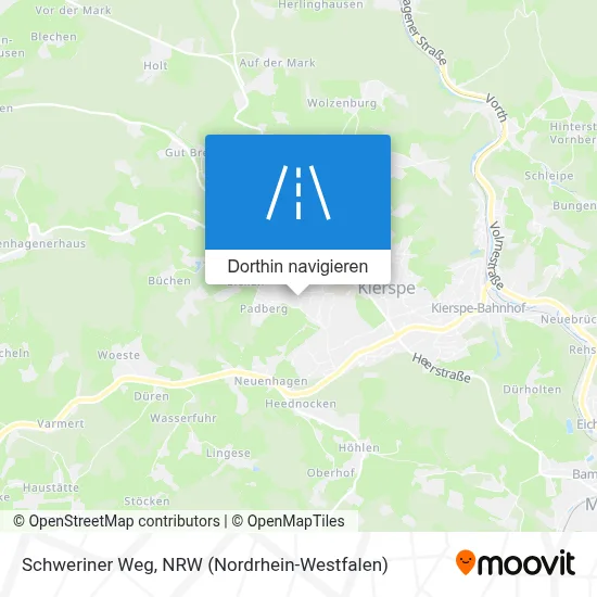 Schweriner Weg Karte
