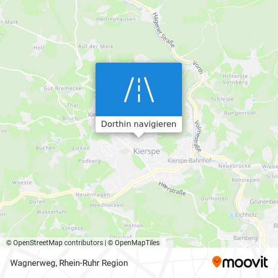 Wagnerweg Karte