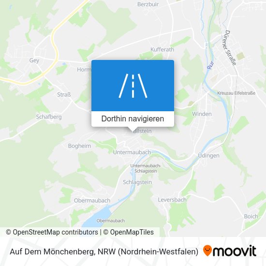 Auf Dem Mönchenberg Karte