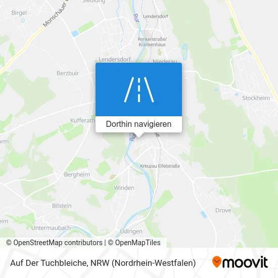 Auf Der Tuchbleiche Karte