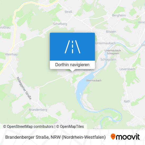 Brandenberger Straße Karte