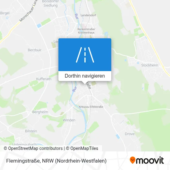 Flemingstraße Karte