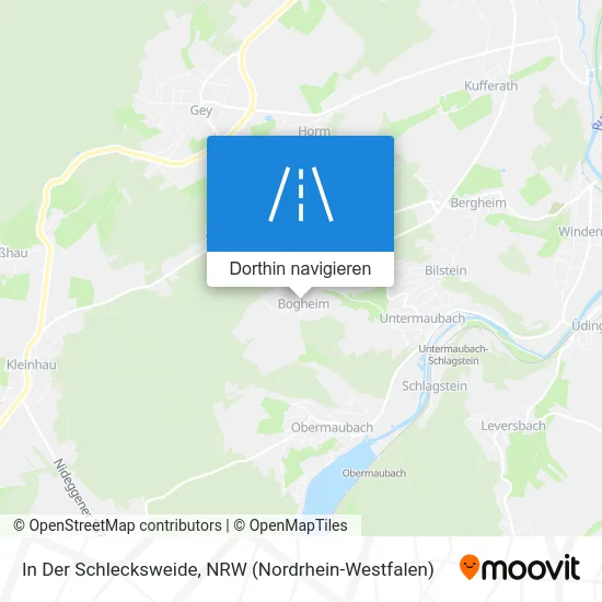 In Der Schlecksweide Karte